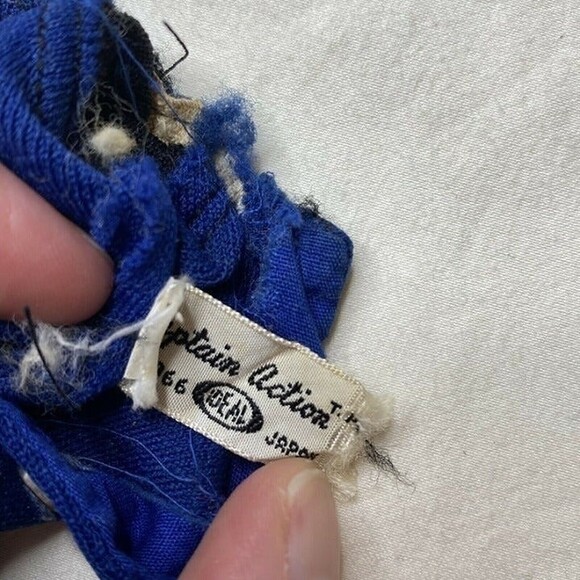 Vintage Ideal 1966 Captain Action 12" Figure Blue and Black One Piece Outfit - Picture 5 of 8